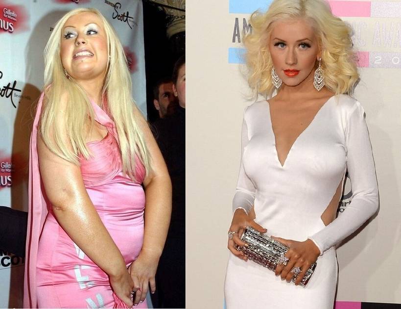 Потолстевшие звезды — фото до и после