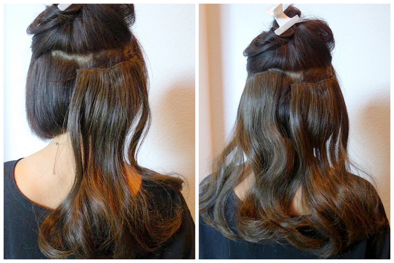 Голливудское наращивание волос фото до и после на короткие волосы