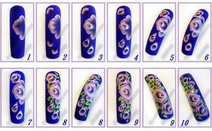 Абстрактный маникюр 2021-2022 – красивые и оригинальные идеи, сочетание дизайнов ногтей абстракции с геометрией, растительная абстракция, лица на ногтях