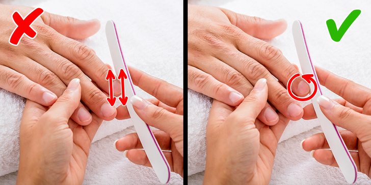 Как подпилить ногти