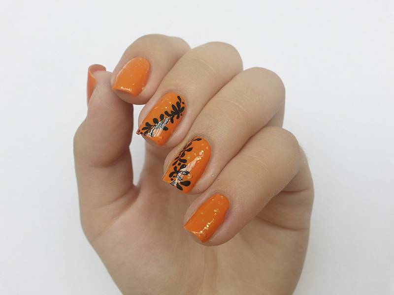 Идеи оранжевого маникюра • журнал nails