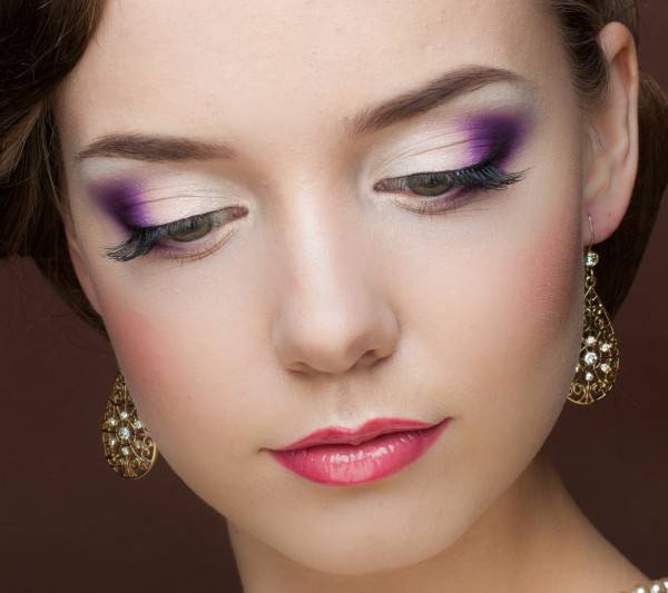 Фиолетовый макияж, создаем purple makeup своими руками