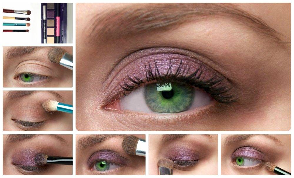 Дневной макияж для зеленых глаз, нюансы в деталях