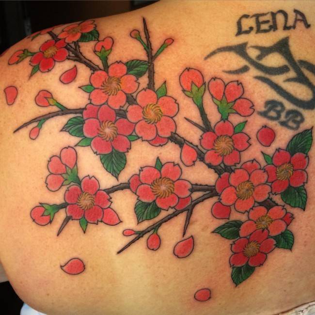 Тату сакура – частичка японии в искусстве татуировки