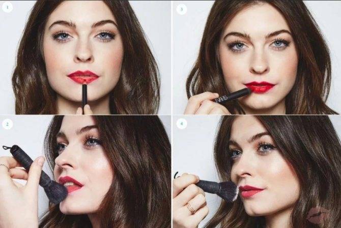 Как правильно и красиво красить губы помадой или блеском