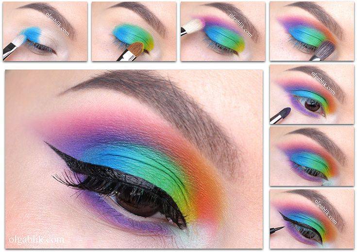 Цветной акварельный макияж: как повторить главный весенний мейкап-тренд