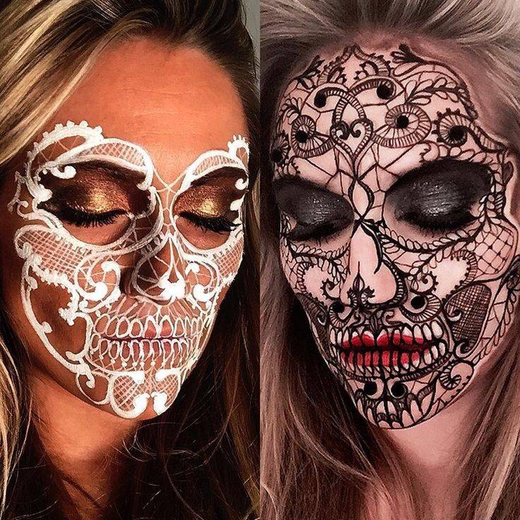 Идеи макияжа на хэллоуин
