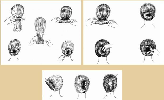 Валик для волос: делаем прически с валиком своими руками, фото и видео