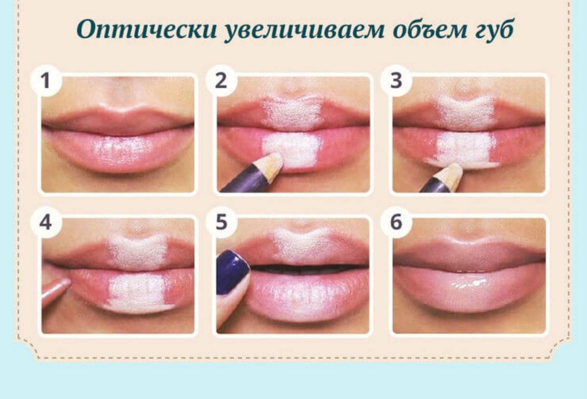 Как увеличить губы: косметика и техники макияжа