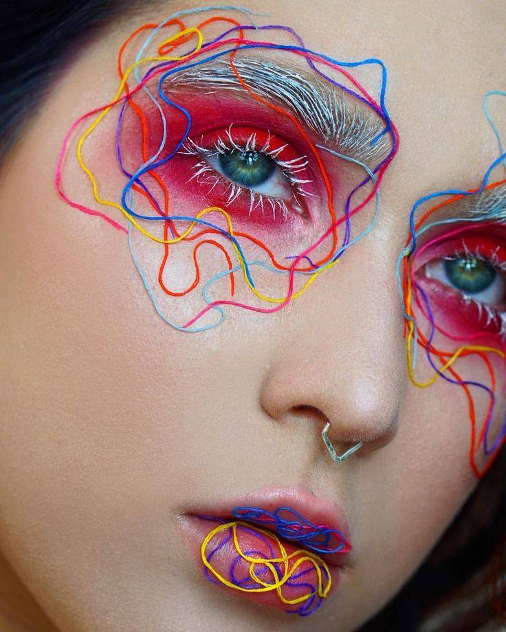 Фейс арт. создаем необычный makeup с рисунками