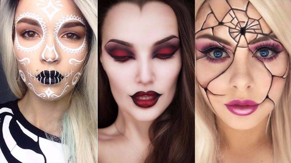Легкий макияж на хэллоуин: самые крутые идеи для взрослых и детей