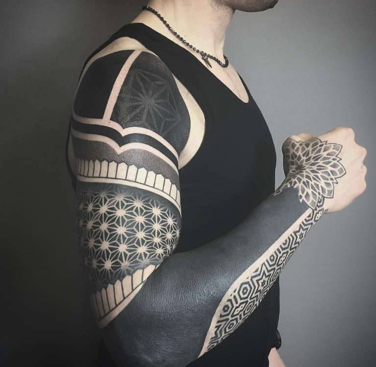 Блэкворк (blackwork) тату – 100+ убойных дизайнов | онлайн журнал о татуировках, гаданиях