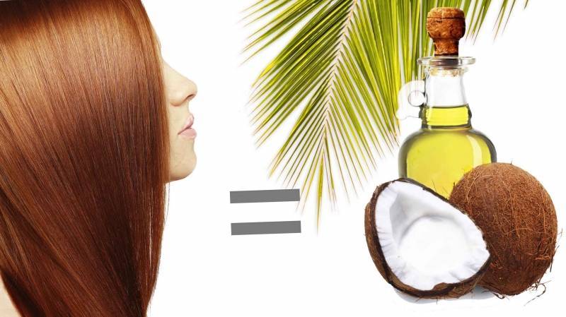 Кокосовое масло для волос, лица и тела