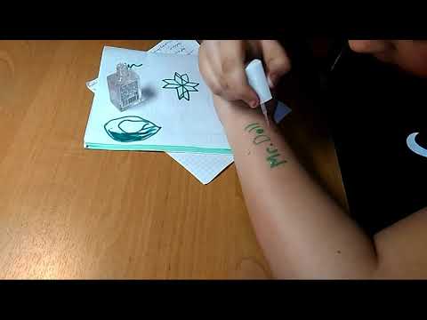 Тату ручкой на руке - как нарисовать временную татуировку ручкой