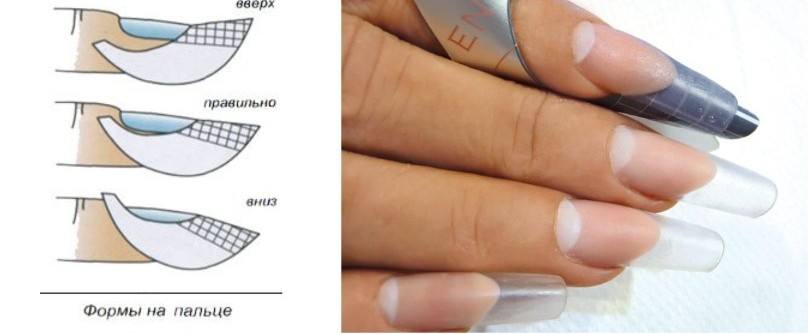Материалы для наращивания ногтей гелем и акрилом на формах и типсах