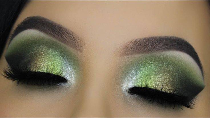 Красивый вечерний макияж для зеленых глаз