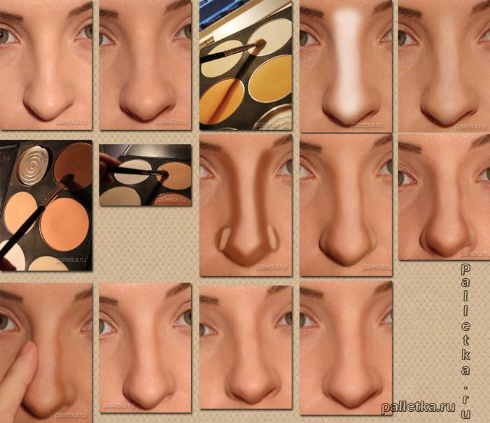 Коррекция носа при помощи макияжа: пошаговый урок контуринга носа