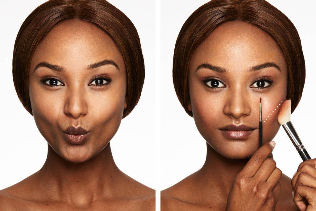 Красивый макияж для полных лиц (50 фото) — пошаговые инструкции 2018