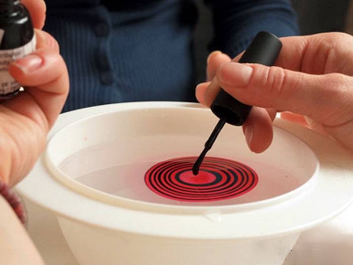 Как сделать водный маникюр в домашних условиях: пошагово на фото