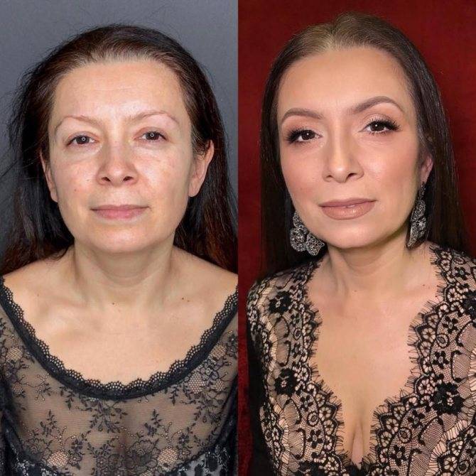Возрастной макияж: лифтинг-эффект с помощью косметики