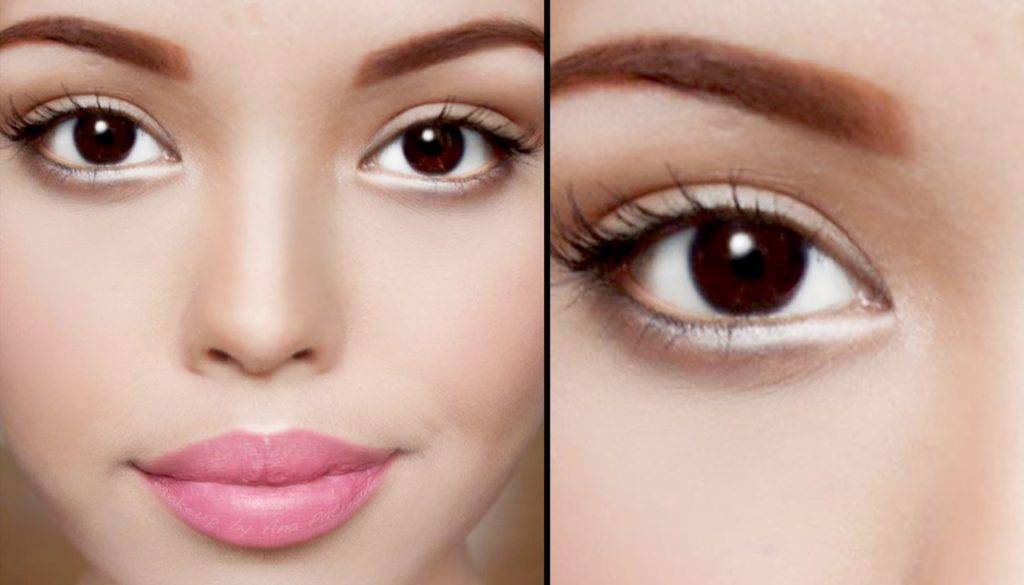 Как без декоративной косметики сделать глаза больше?
