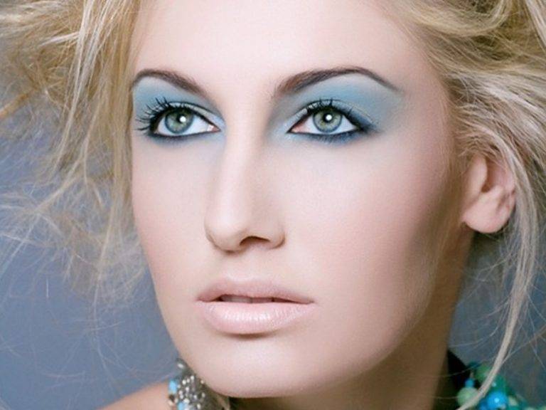 Голубой макияж для ваших глаз (50 фото)