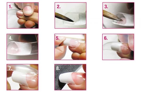 Наращивание ногтей на типсах в домашних условиях - техника и отзывы
