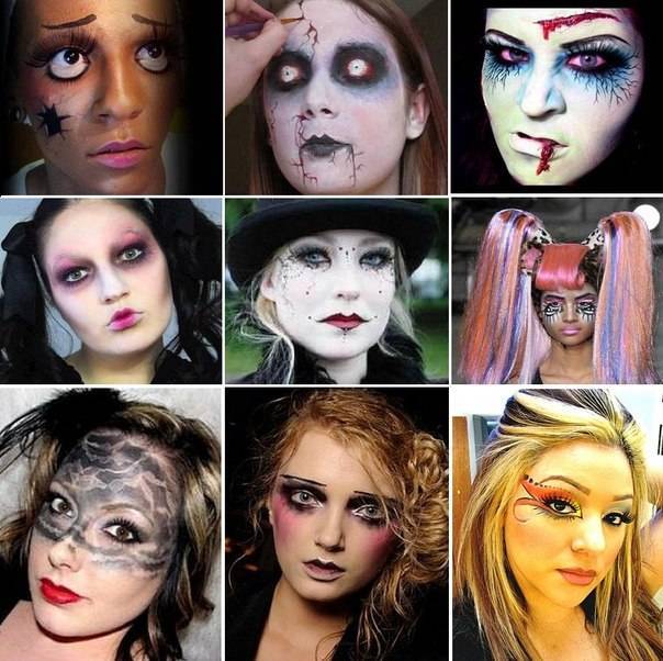 Как сделать макияж на хэллоуин ребенку?