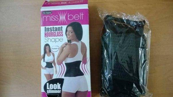 Мисс белт (miss belt) — утягивающий пояс для похудения