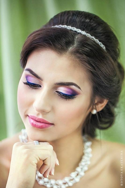 Сиреневый макияж, создаем violet makeup своими руками