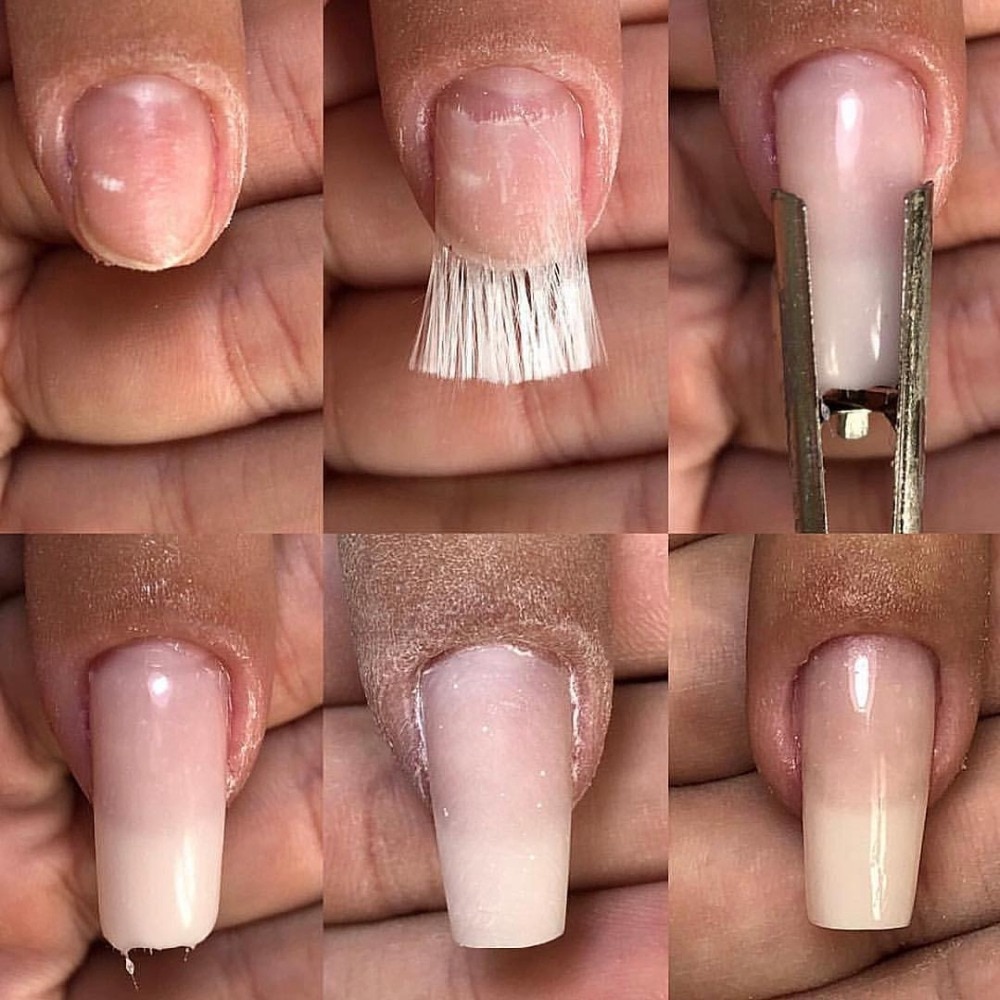 Как наращивают ногти (+фото)? способы нарастить ногти