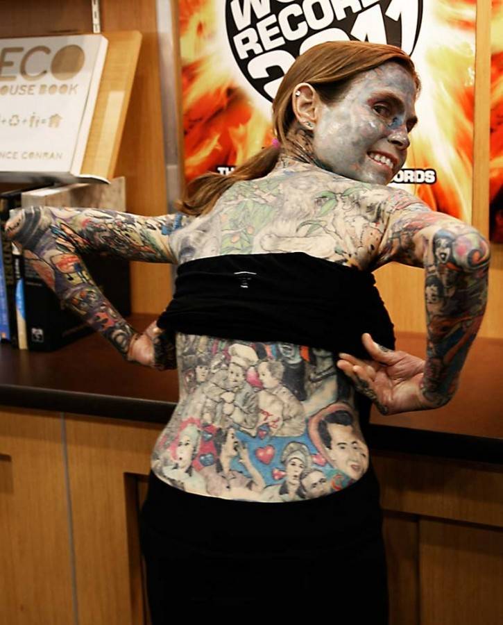 Самая татуированная женщина в мире | fresher - лучшее из рунета за день