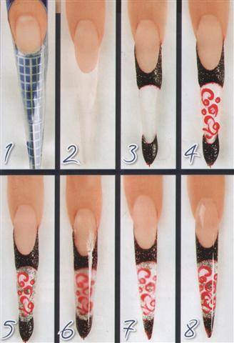 Ногти стилеты — как подточить форму