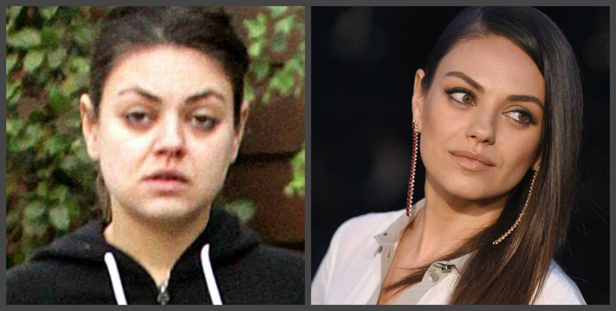 Как выглядят актеры без макияжа - фото до и после: российские, зарубежные