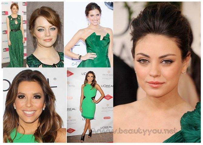 ᐉ макияж под зеленое платье: 14 лучших идей на фото - studioforfriends.ru