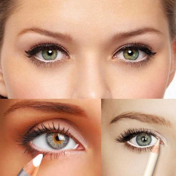 Как увеличить с помощью макияжа глаза?