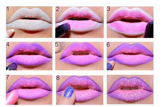 Как правильно накрасить губы матовой помадой