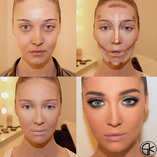 Как сделать лицо худее с помощью макияжа?