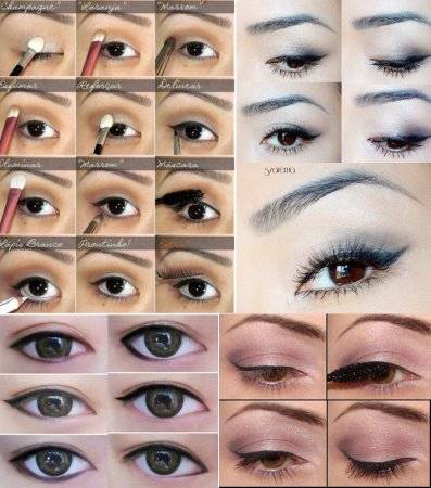 Как сделать макияж для больших круглых глаз