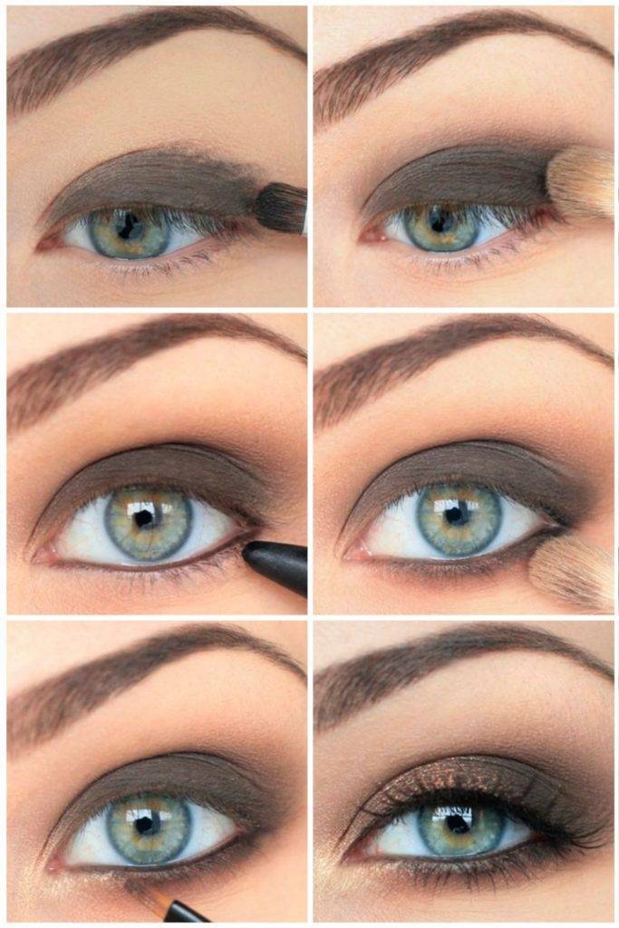Пошаговый макияж для голубых глаз: подробные уроки, фото и видео