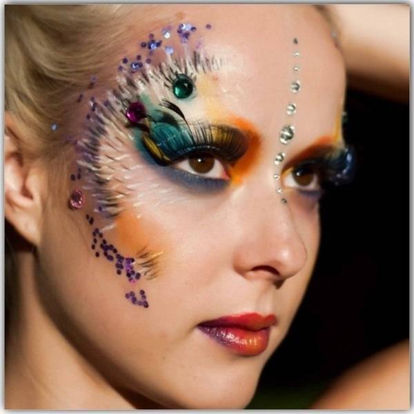 Фейс арт, создаем необычный makeup с рисунками | | prod make up