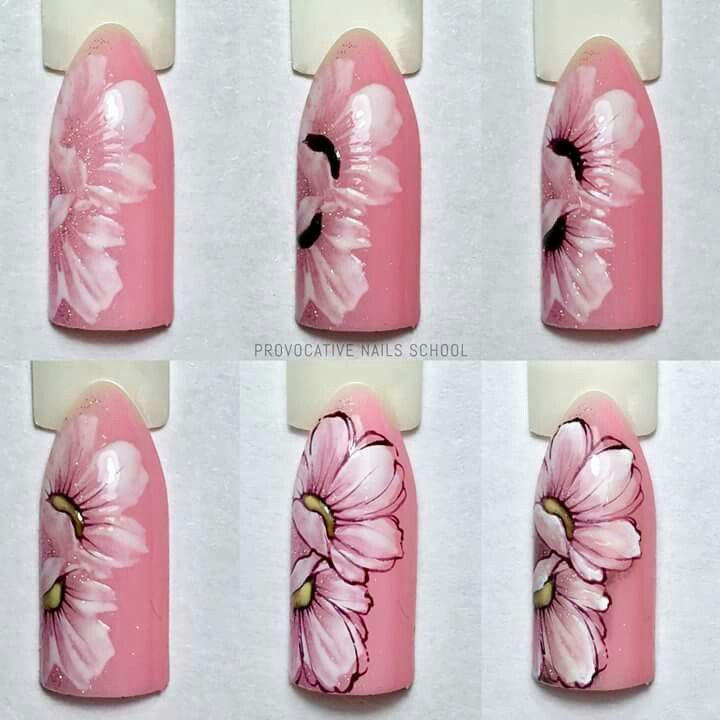 Весенний дизайн ногтей: витражный маникюр гель лаком