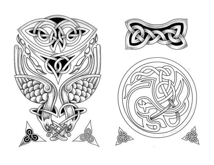 Кельтские узоры тату: кельтский крест, узел, трилистник, их значение и символика, фото мужских и женских кельтских татуировок