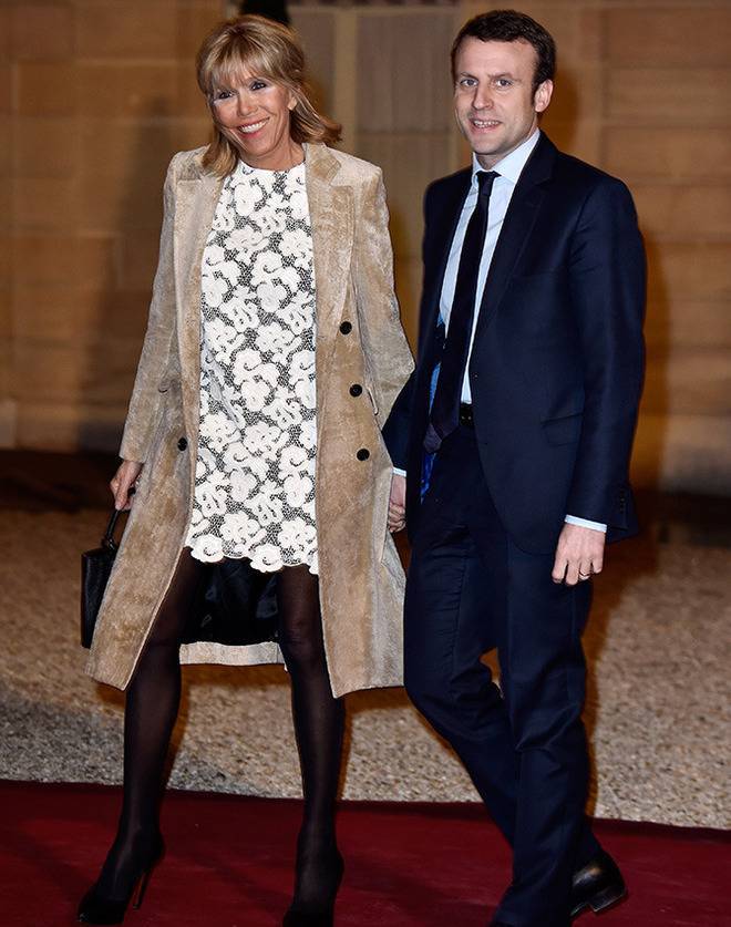 Жена президента франции макрона