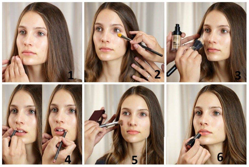 Техника и виды повседневного макияжа на каждый день с фото и видео