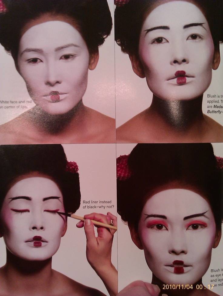 Китайский макияж- инструкция по нанесению