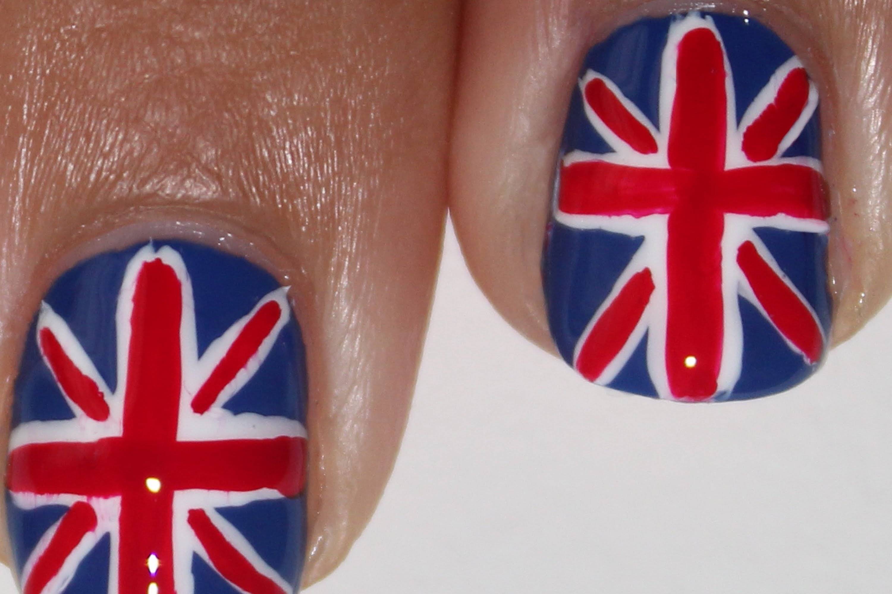 Британский флаг на ногтях: особенности и процедура выполнения