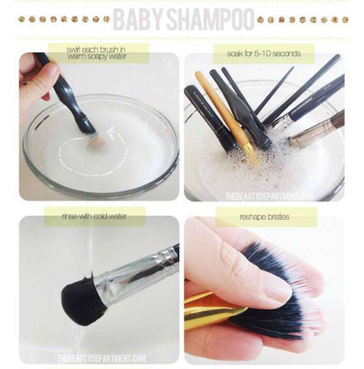 Инструкция: как мыть кисти для макияжа
