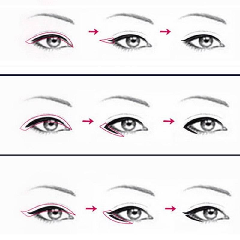 Как нарисовать стрелки на глазах