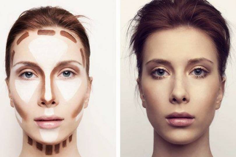 Как сделать лицо худее с помощью макияжа? пора учиться